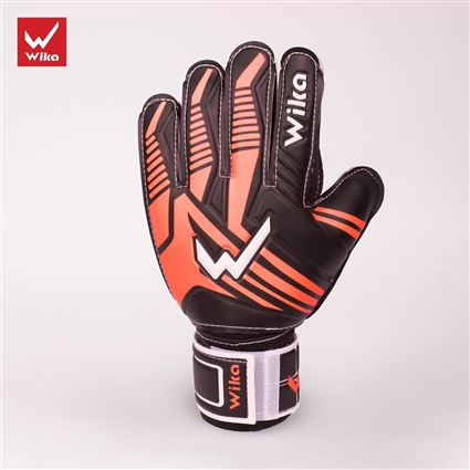 Găng tay thủ môn Wika Sketon Cam Đen